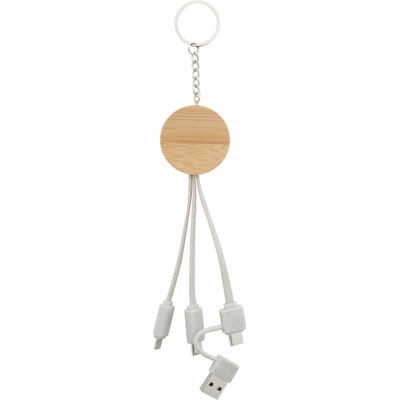 Přívěsek na klíče Mugory s USB nabíjecími kabely