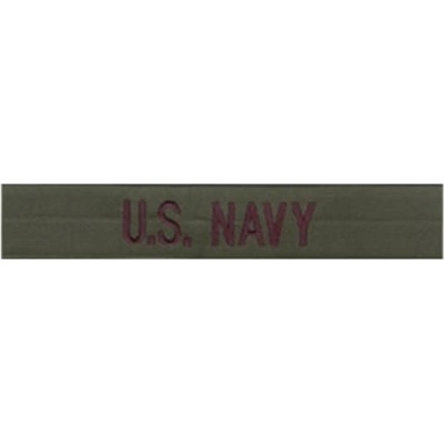 MILITARY RANGE Nášivka "U.S NAVY" OLIV