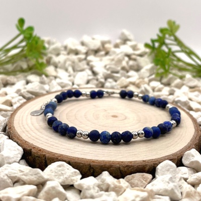 Certom stříbrný náramek Lapis lazuli 0116