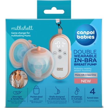Canpol babies Dvojitá elektrická do podprsenky MilkShell