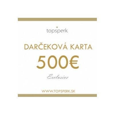Darčeková poukážka 500 eur DK500SK