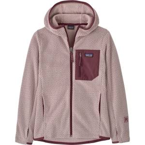 Patagonia Детско поларено яке Patagonia Kid's R1 Air Full-Zip Hoody Fleece jacket - Pink Frost - размер XL (703-4108-1515)