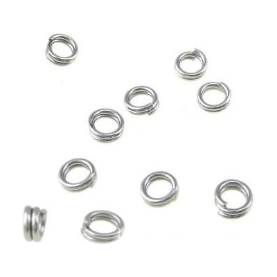 Dvojité spojovací kroužky 316L 5x0,7mm - 500ks - Nerez SL / 500Ks