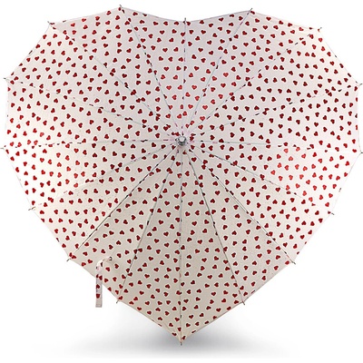 Fulton dámský holový deštník Heart 1 RED HEARTS L909