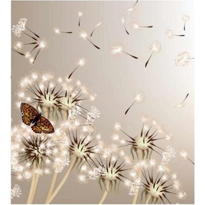 DIMEX ART Флизелинов фототапет глухарче и пеперуда 225 x 250 см