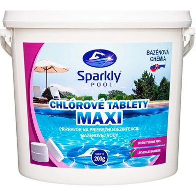 Sparkly POOL Chlórové tablety MAXI 5 kg