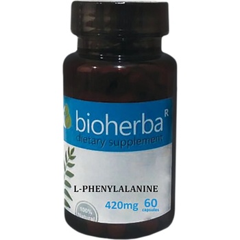 Image 1 of Bioherba L-Phenylalanine 420 mg [60 капсули]