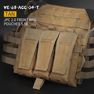 Wosport Přední platforma s 5.56 zásobníkovými pro JPC vestu 2.0 písková