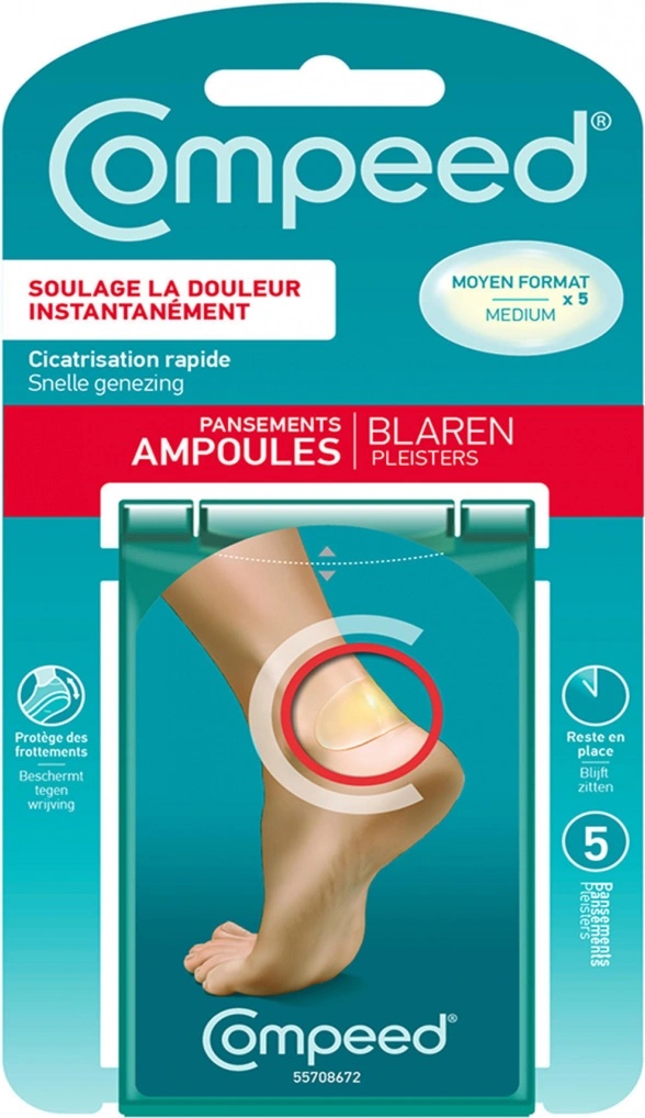 Compeed náplast na puchýře střední 10 ks