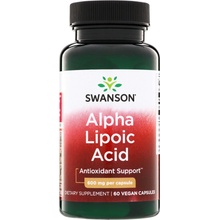 Swanson ALA Kyselina Alfa-lipoová 600 mg 60 kapslí