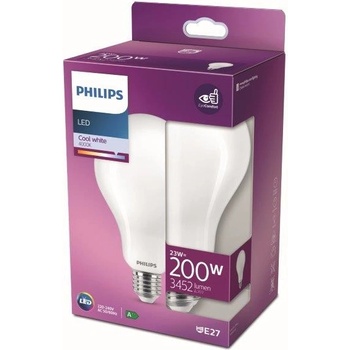 Philips LED žiarovka 1x23W E27 3452lm 4000K studená biela, matná biela, EyeComfort