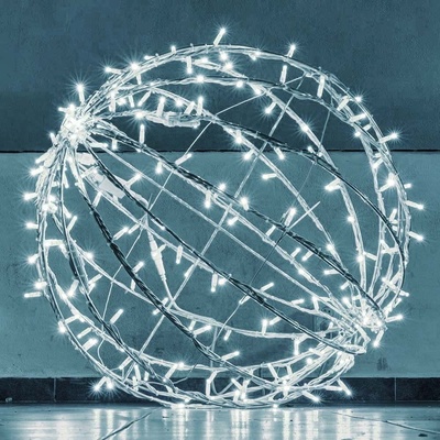 DecoLED DecoLED LED svetelná guľa ľadovo biela priemer. 80 cm