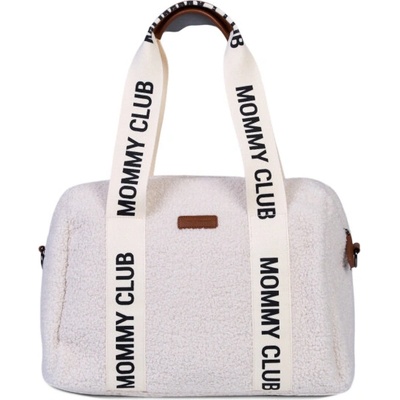 Childhome taška Mommy Club Signature Teddy Off White