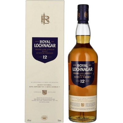 Royal Lochnagar Highland Single Malt Scotch Whisky 12y 40% 0,7 l (tuba)