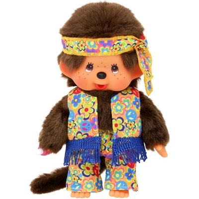 Monchhichi 252886 Opice Chlapeček v oblečku s květinami Flower Power 20 cm