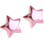 HARAHU Обици AD-33419 - Star / Светло Розова KP33419