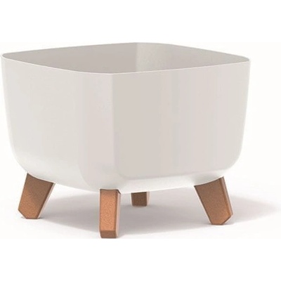 Prosperplast GRACIA SQUARE Květináč 39 cm bílý