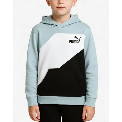 PUMA Power Colorblock Hoodie Turquoise/Black