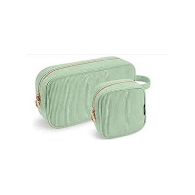 Kaldi kosmetická taštička Corduroy mint green 2 ks