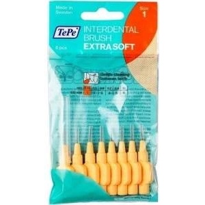 La Estepeña Interdental brushes Tepe Orange Supersoft (8 Units)