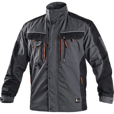 Canis CXS pánská blůza Sirius Lucius šedo-oranžová – Sleviste.cz