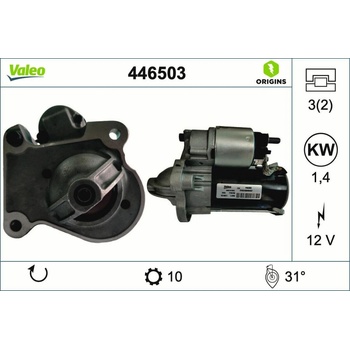 Startér VALEO 446503
