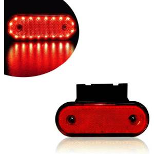  Червен led Габарит Със Стойка, Маркер, 20 Диода - 12v