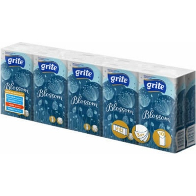 Grite hygienické vreckovky 3-vrstvové 10 x 10 ks