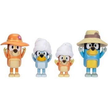 TM Toys Bluey: Игрови комплект - семейство - 4 части (BLU17654)