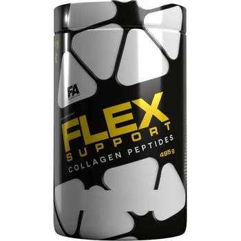 FA Nutrition Flex Support | Hydrolyzed Collagen Peptides + Glucosamine, Chondroitin, MSM, Hyaluronic Acid [495 грама] Тропически Плодове