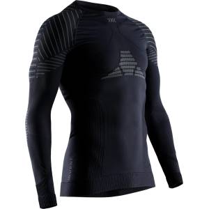 X-Bionic Мъжко синтетично термобельо X-Bionic Invent 4.0 Shirt L/S Longsleeve - Black / Charcoal - размер XL (014-2276-0114)