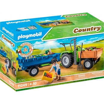 Playmobil 6130 Traktor s přívěsem