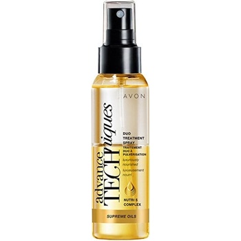 Avon Advance Techniques Supreme Oils intenzívne vyživujúci sprej s luxusnými olejmi pre všetky typy vlasov (Duo Treatment Spray with Nutri 5 Complex) 100 ml