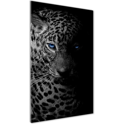 Vertikálny foto obraz fotografie na skle Leopard 50x100 cm