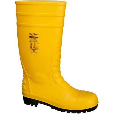 Portwest steelite total safety wellington s5 fw95 / Предпазни ботуши s5 - жълти 46 (fw95yer46)