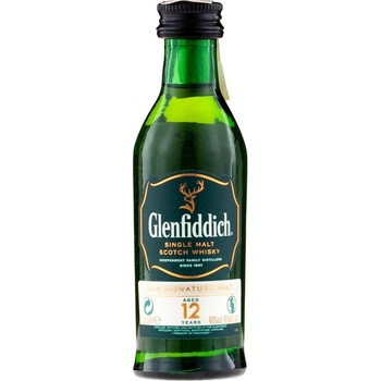Glenfiddich 12y 40% 0,05 l (čistá fľaša)