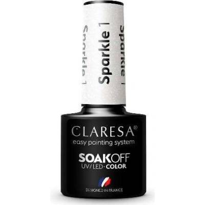 Claresa SoakOff UV/LED Color Black gelový lak na nehty odstín 900 5 g