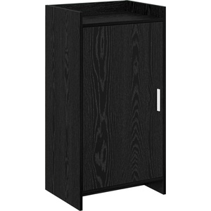 vidaXL Шкаф за обувки Черен дъб 48 x 36 x 92 см Инженерна дървесина (8011332)