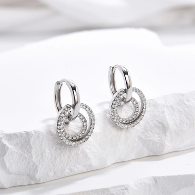 Jan Kos jewellery stříbrné náušnice MHT-3036/SW00
