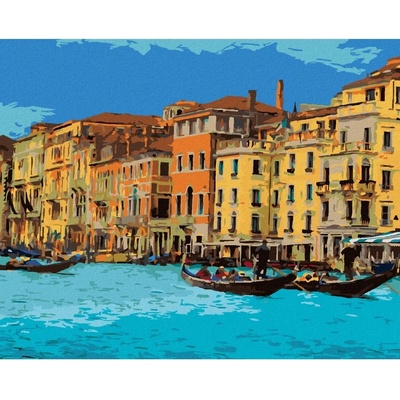 Zuty Malování podle čísel BENÁTKY S TURISTY