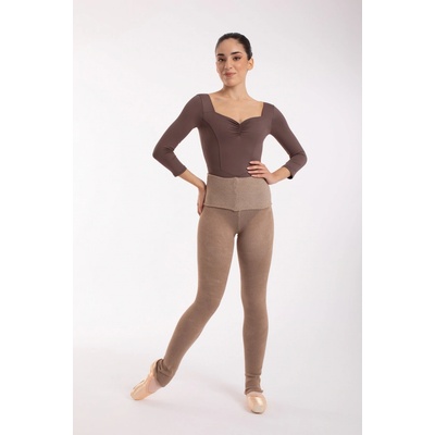 Intermezzo Bamboo collection kamaše 5541 tmavá béžová