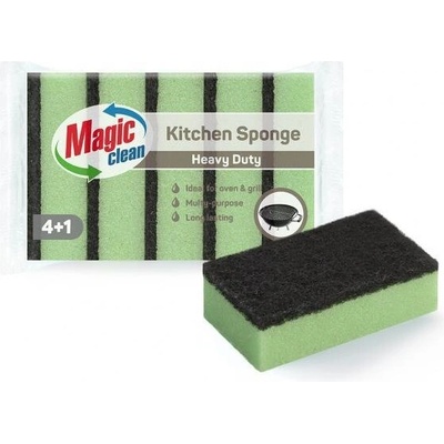 Magic Clean Гъба домакинска супер сила 4+1 бр (HSSF926)