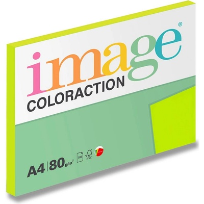 Papír barevný A4 80 g Image Coloraction NeoGn RIO reflexní zelená 100 ks