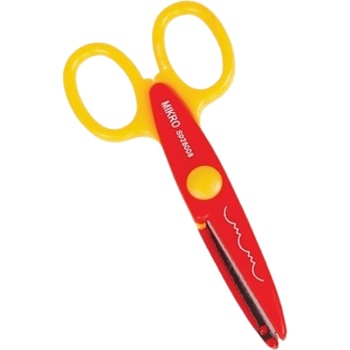MIKRO Ножица за деца, зиг-заг