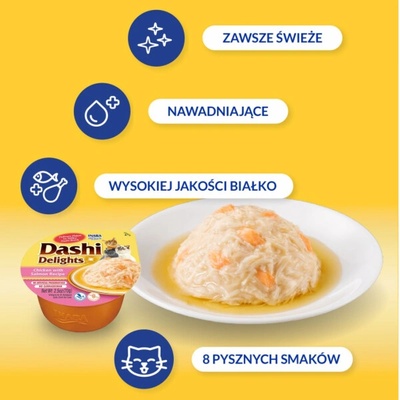Dashi Delights Chicken with Salmon 70 g – Sleviste.cz