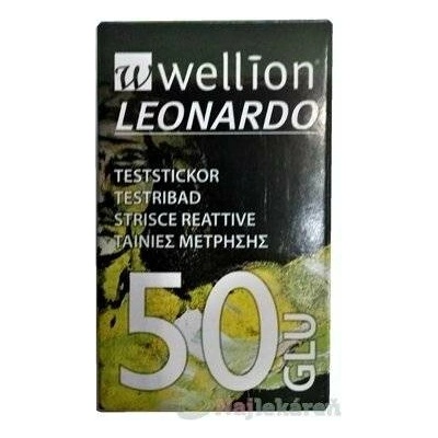 Wellion LEONARDO GLU Proužky testovací 1 balení 50 ks