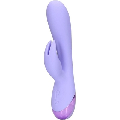 Shots Loveline Smooth Silicone Rabbit Digital Lavender silikónový na bod G a klitoris 19,3 x 3,5 cm