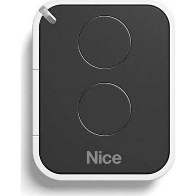 Nice ON2E - diaľkový ovládač pohonu brány a vrát, plávajúci kód 2-kanálový 433 MHz, jednosmerný