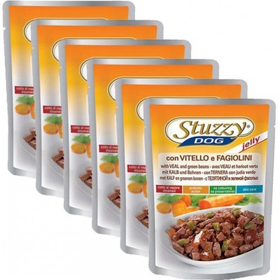 Stuzzy teľacie a zelené fazule v želé 6 x 100 g