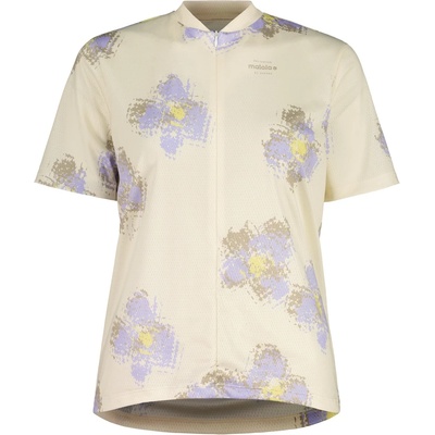Maloja Дамска фланелка с къс ръкав за колоездене Maloja Women's SundaM. Allmountain 1/2 Cycling jersey - Shaded White Joy (156-3053-0412)